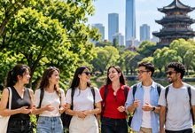 外国人在锡城市之旅